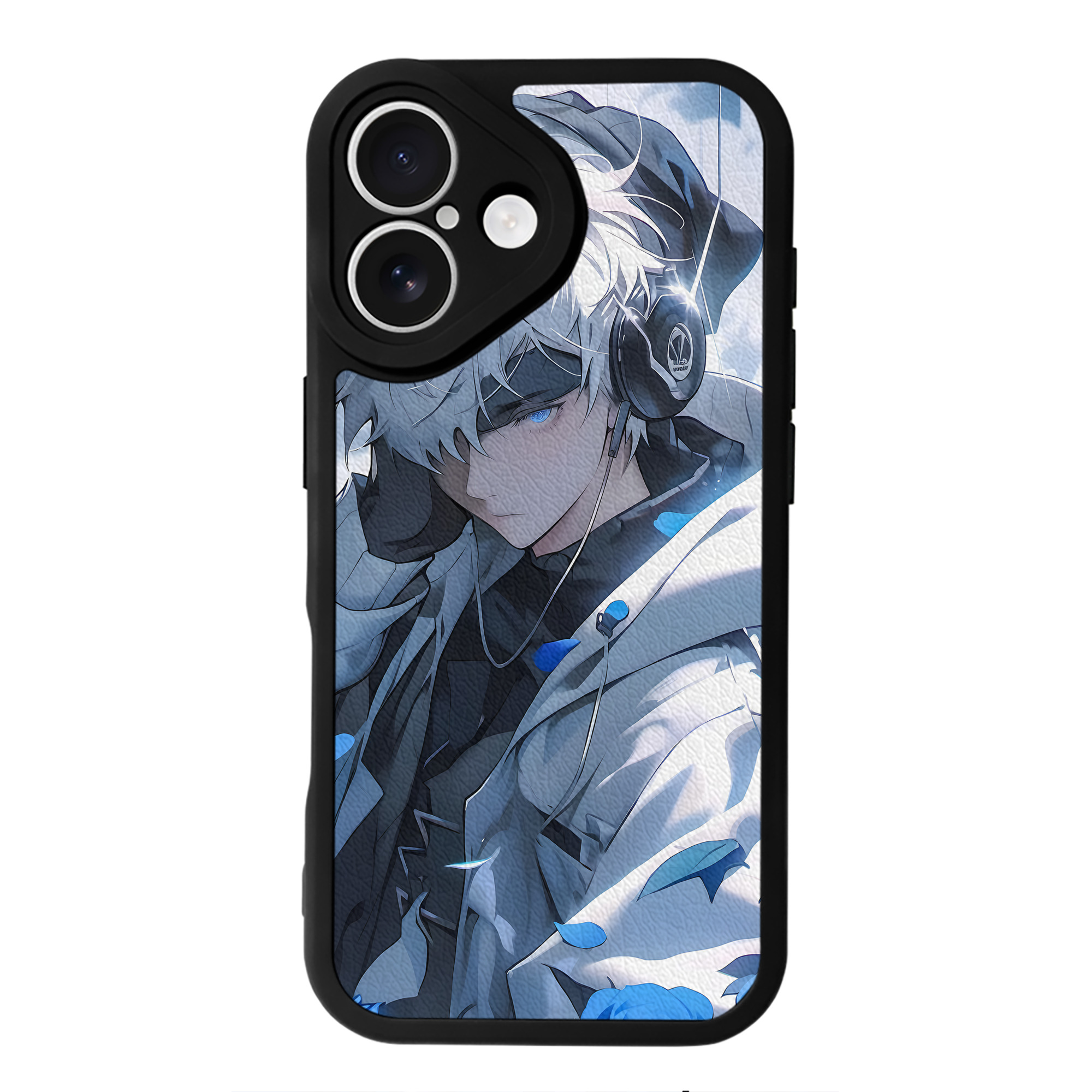 （画像用） 呪術廻戦 Jujutsu Kaisen 【iPhone 16シリーズ対応】シリコンスマホケース（レザー調） 材質：シリコン